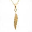 ≪Ark/アーク≫tiny feather pendant/タイニーフェザーペンダント[ARKN-0087K18YG]