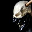 ≪Lacquersmith LYNX≫ペンダント「髑髏侍」skull samurai (黒漆塗り)